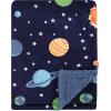image:imageHudson Baby Unisex Baby Plush Mink and Sherpa Blanket Royal Safari One SizeSolar System