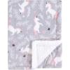 image:imageHudson Baby Unisex Baby Plush Mink and Sherpa Blanket Royal Safari One SizeWhimsical Unicorn