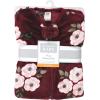 image:imageHudson Baby Unisex Baby Plush Sleeping Bag Sack BlanketBurgundy Floral Sleeveless