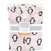image:imageHudson Baby Unisex Baby Plush Sleeping Bag Sack BlanketLongsleeve Pink Penguin