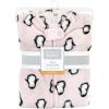 image:imageHudson Baby Unisex Baby Plush Sleeping Bag Sack BlanketSleeveless Pink Penguin