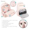 image:imageHudson Baby Unisex Baby Premium Diaper Bag Backpack and Changing Pad Beige One SizePowder Pink