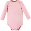 image:imageHudson Baby babygirls Cotton Longsleeve Bodysuits 5packBlush Rose Leopard