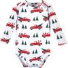 image:imageHudson Baby babygirls Cotton Longsleeve Bodysuits 5packChristmas Gift
