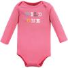 image:imageHudson Baby babygirls Cotton Longsleeve Bodysuits 5packColorful Safari