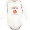 image:imageHudson Baby babygirls Cotton Longsleeve Bodysuits 5packCutest Pumpkin