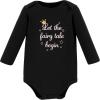 image:imageHudson Baby babygirls Cotton Longsleeve Bodysuits 5packFairytale Princess