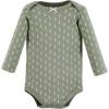 image:imageHudson Baby babygirls Cotton Longsleeve Bodysuits 5packFall Botanical