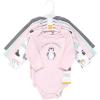 image:imageHudson Baby babygirls Cotton Longsleeve Bodysuits 5packGirl Arctic Animals