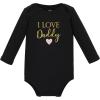 image:imageHudson Baby babygirls Cotton Longsleeve Bodysuits 5packGirl Daddy