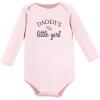 image:imageHudson Baby babygirls Cotton Longsleeve Bodysuits 5packGirl Daddy Pink Navy