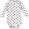 image:imageHudson Baby babygirls Cotton Longsleeve Bodysuits 5packGirl Daddy Red Black