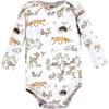 image:imageHudson Baby babygirls Cotton Longsleeve Bodysuits 5packGirl Magical Woodland