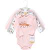 image:imageHudson Baby babygirls Cotton Longsleeve Bodysuits 5packGirl Magical Woodland
