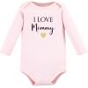 image:imageHudson Baby babygirls Cotton Longsleeve Bodysuits 5packGirl Mommy