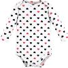 image:imageHudson Baby babygirls Cotton Longsleeve Bodysuits 5packGirl Mommy Red Black