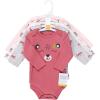 image:imageHudson Baby babygirls Cotton Longsleeve Bodysuits 5packGirl Woodland Animals