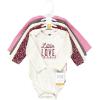 image:imageHudson Baby babygirls Cotton Longsleeve Bodysuits 5packLittle Love Flowers