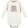 image:imageHudson Baby babygirls Cotton Longsleeve Bodysuits 5packLittle Love Flowers