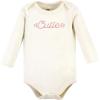 image:imageHudson Baby babygirls Cotton Longsleeve Bodysuits 5packLittle Love Flowers