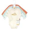 image:imageHudson Baby babygirls Cotton Longsleeve Bodysuits 5packMagical Rainbow