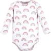 image:imageHudson Baby babygirls Cotton Longsleeve Bodysuits 5packModern Rainbow