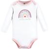 image:imageHudson Baby babygirls Cotton Longsleeve Bodysuits 5packModern Rainbow