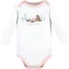 image:imageHudson Baby babygirls Cotton Longsleeve Bodysuits 5packPink Happy Camper