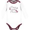 image:imageHudson Baby babygirls Cotton Longsleeve Bodysuits 5packPlum Wildflower