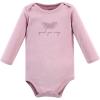 image:imageHudson Baby babygirls Cotton Longsleeve Bodysuits 5packPlum Wildflower