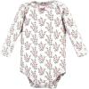 image:imageHudson Baby babygirls Cotton Longsleeve Bodysuits 5packPlum Wildflower