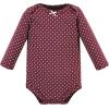 image:imageHudson Baby babygirls Cotton Longsleeve Bodysuits 5packPlum Wildflower