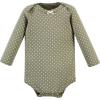 image:imageHudson Baby babygirls Cotton Longsleeve Bodysuits 5packSage Floral Wreath