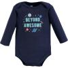 image:imageHudson Baby babygirls Cotton Longsleeve Bodysuits 5packSpace