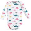 image:imageHudson Baby babygirls Cotton Longsleeve Bodysuits 5packSparklesaurus