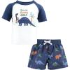 image:imageHudson Baby BabyGirls Swim Rashguard SetBeach Vibe Dino