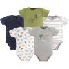 image:imageHudson Baby Unisex Baby Cotton Bodysuits 5packDinosaurs