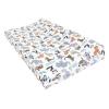 image:imageHudson Baby Unisex Baby Cotton Changing Pad Cover Pink Safari One SizeZoo Animals