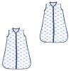 image:imageHudson Baby Unisex Baby Muslin Cotton Sleeveless Wearable Sleeping Bag Sack Blanket Lemons 1824 MonthsWhale 2pack