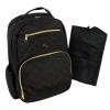 image:imageHudson Baby Unisex Baby Premium Diaper Bag Backpack and Changing Pad Beige One SizeBlack