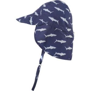 image:imageHudson Baby Baby Hudson Baby Unisex Baby Sun Protection Hat Flamingo Rainbow Stripe 012 MonthsShark