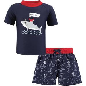 image:imageHudson Baby BabyGirls Swim Rashguard SetAhoy Mate Shark