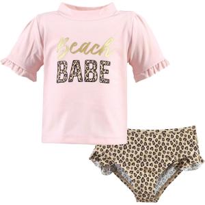 image:imageHudson Baby BabyGirls Swim Rashguard SetBeach Babe