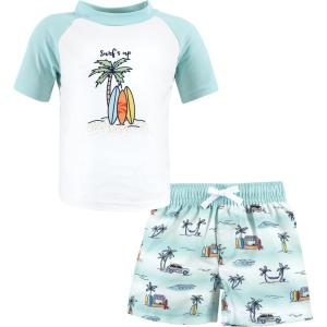 image:imageHudson Baby BabyGirls Swim Rashguard SetMint Surfer