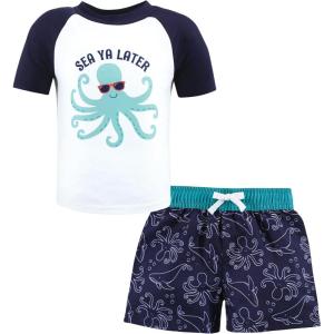 image:imageHudson Baby BabyGirls Swim Rashguard SetSea Octopus