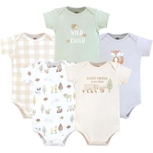 image:imageHudson Baby Unisex Baby Cotton Bodysuits 5packCutest Critter
