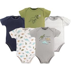 image:imageHudson Baby Unisex Baby Cotton Bodysuits 5packDinosaurs