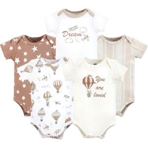 image:imageHudson Baby Unisex Baby Cotton Bodysuits 5packHot Air Balloon