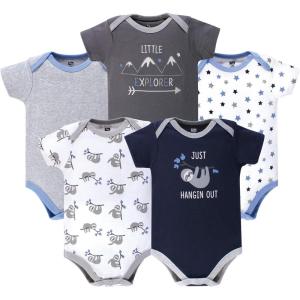 image:imageHudson Baby Unisex Baby Cotton Bodysuits 5packLittle Explorer
