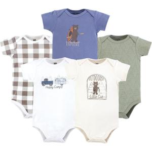 image:imageHudson Baby Unisex Baby Cotton Bodysuits 5packOutdoorsy Cub